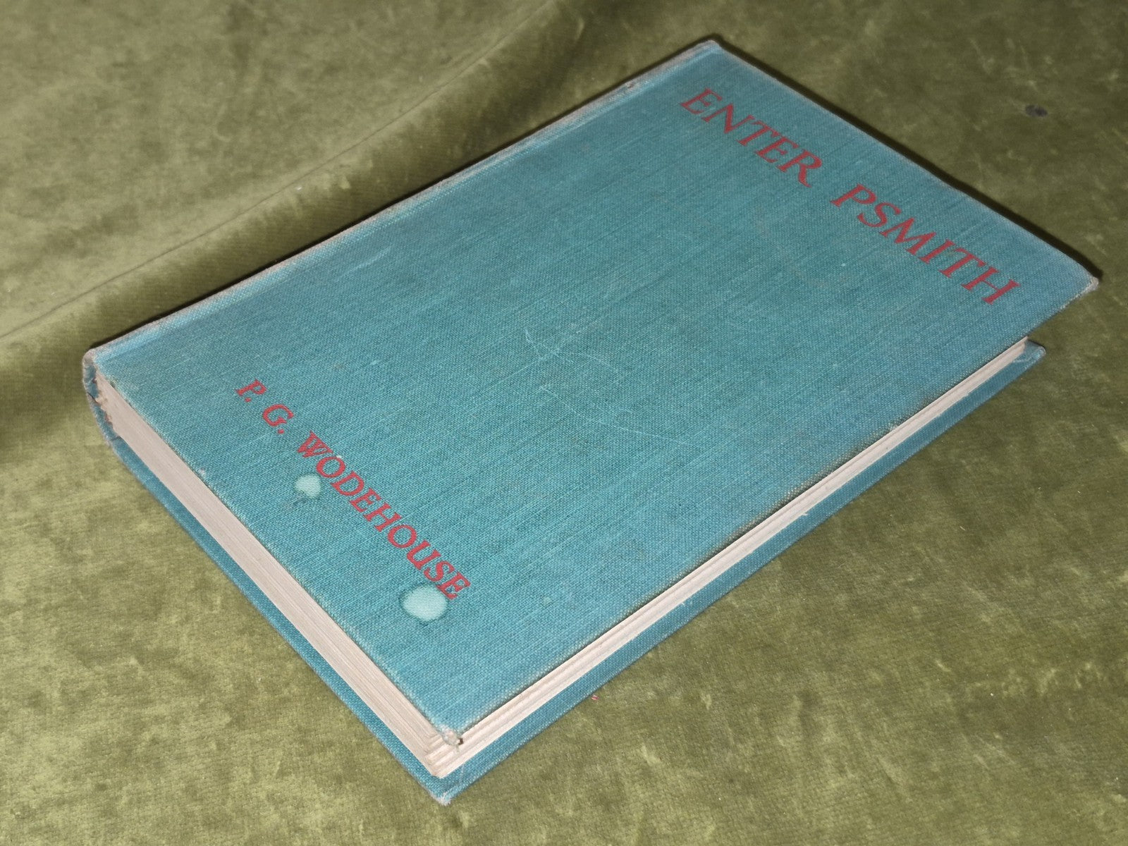 Enter Psmith (1935) P G Wodehouse First Edition3