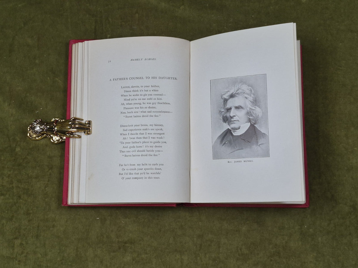 Hamely Echoes from An Auld Toun by Hugh Muir , Aird and Coghill 1899 1st HB6