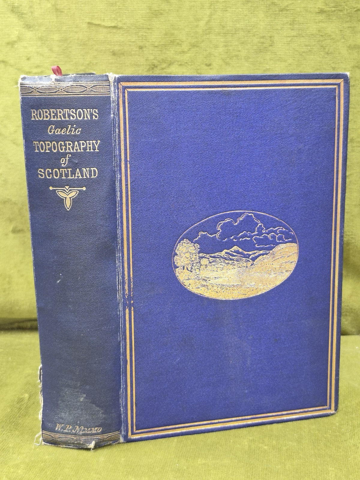 Gaelic Topography of Scotland Letter to Sir Stirling-Maxwell from Robertson 18690