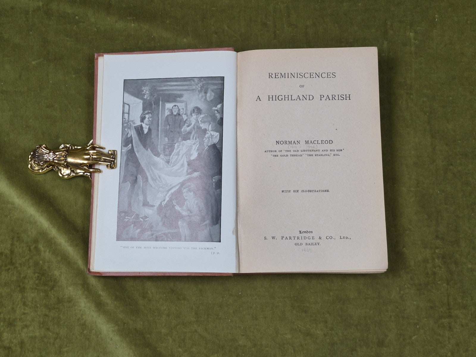 Reminiscences of a Highland Parish - Norman Macleod , Partridge ca 18674