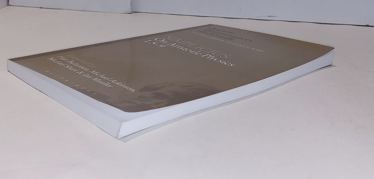 Simplicius : On Aristotle Physics 1.5-9 By Richard Sorabji [Bloomsbury] 2014 Pb5