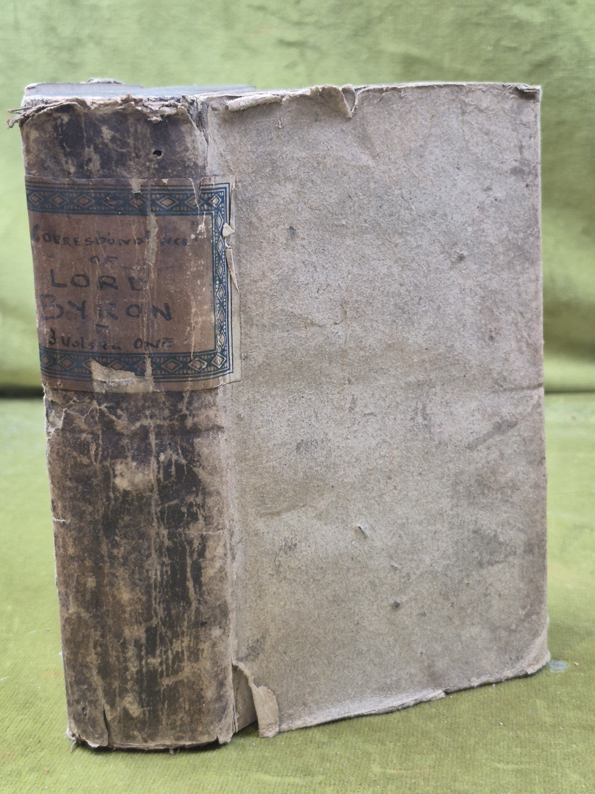 Correspondence of Lord Byron With a Friend 1825 Restoration Project Complete Set0