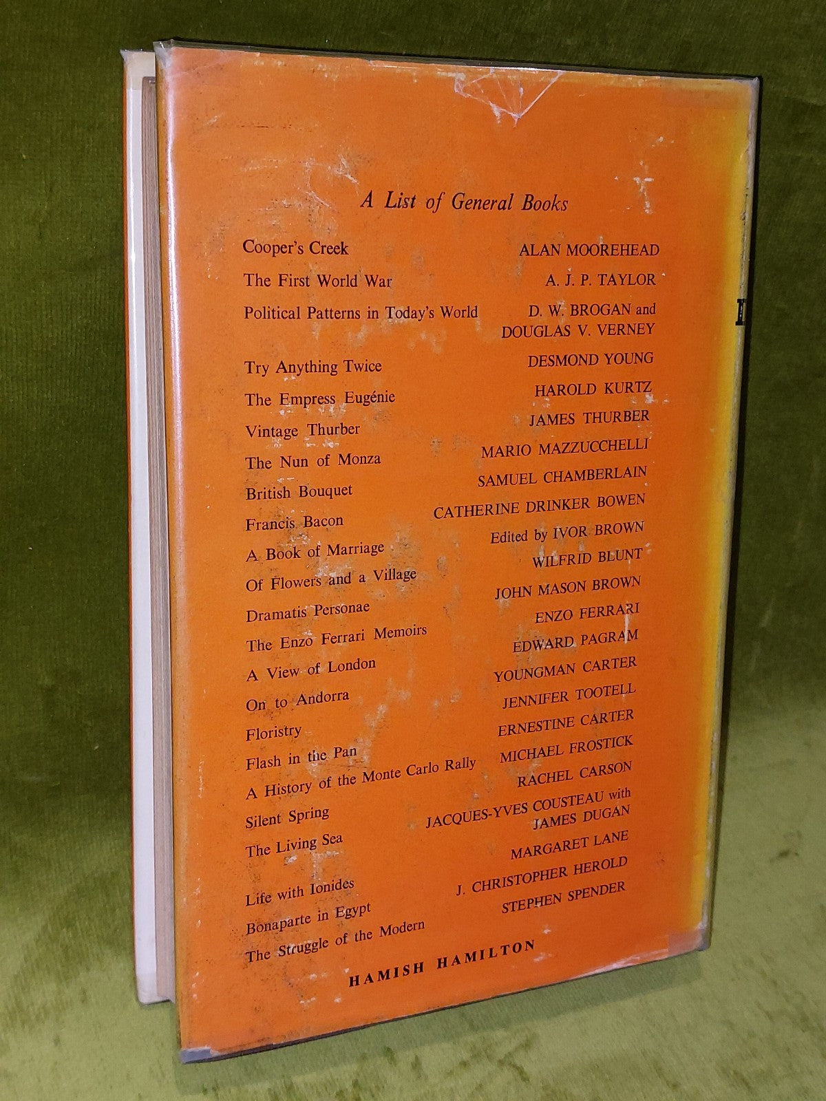 The Age of IllusionEngland in 20s and 30s Ronald Blythe 1st Edition 19631