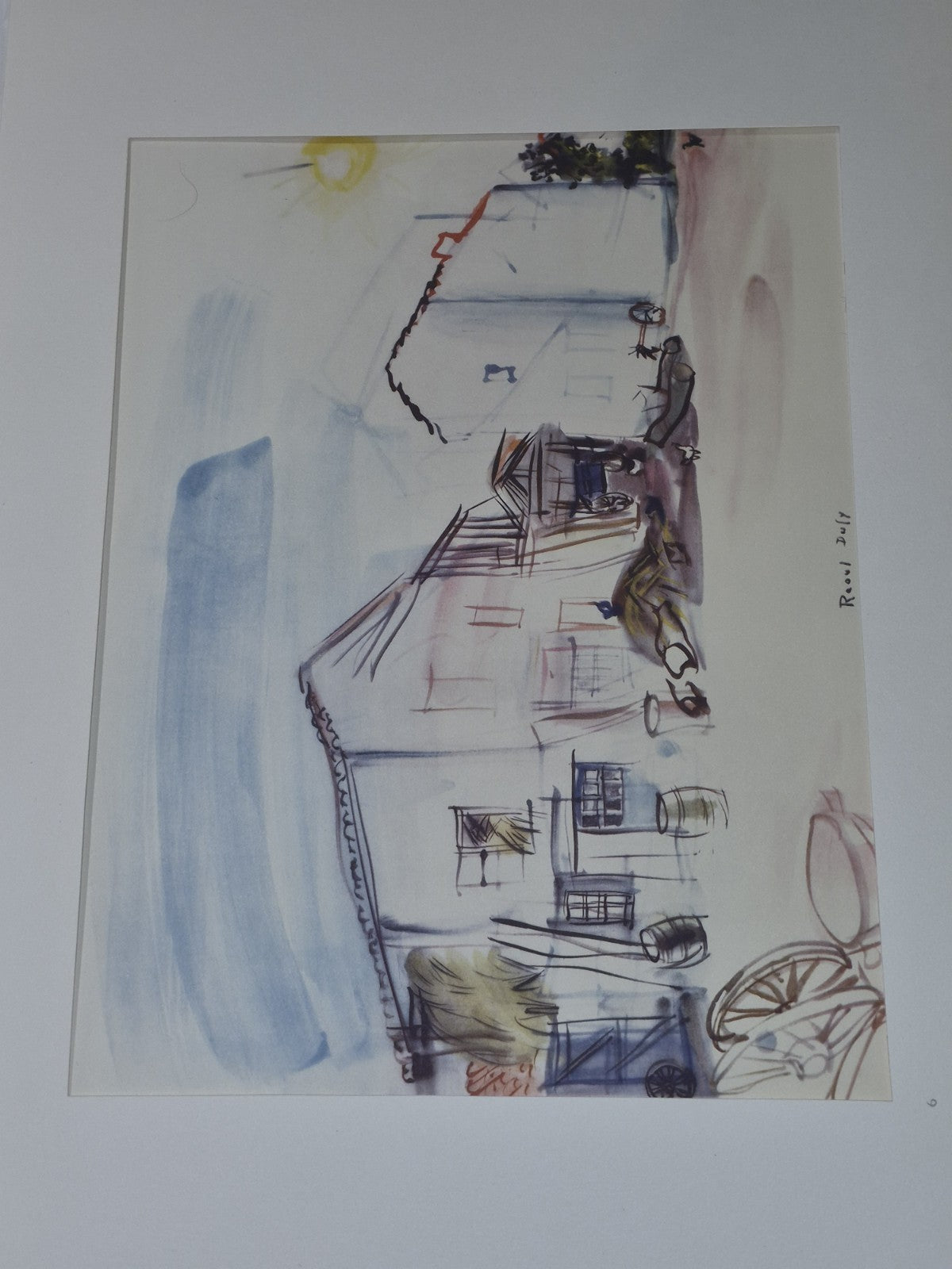 Raoul Dufy Ten Colour Collotypes after Watercolours (1961) Max Huggler12