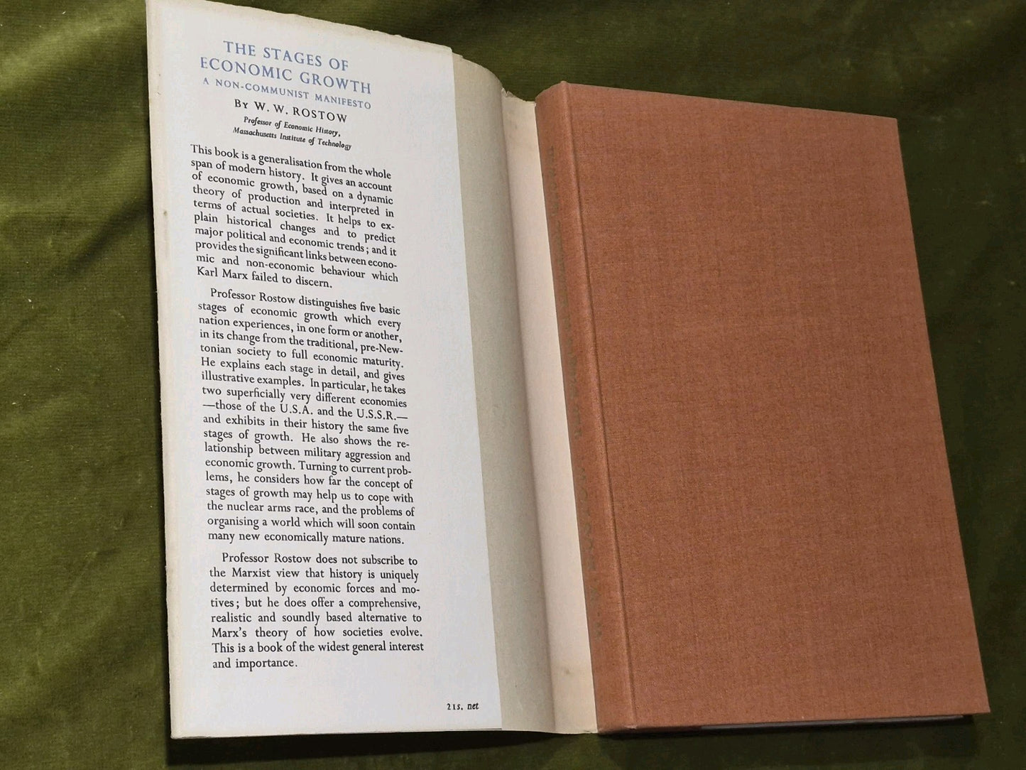 The Stages of Economic Growth - W W Rostow - Cambridge Press 1960 2nd Impression2