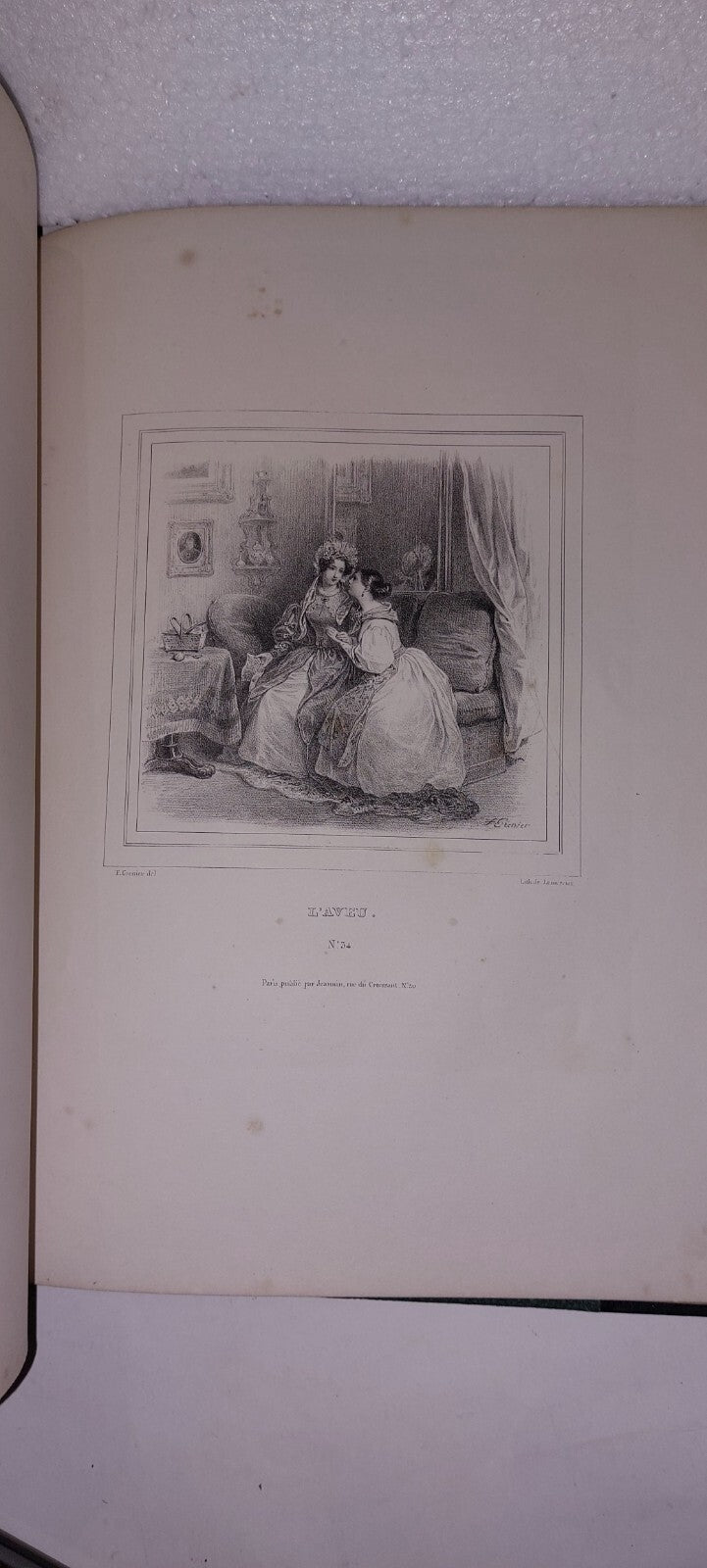 ALBUM DU MENESTREL Circs 1860 - 1880 Lithograph Plates 20