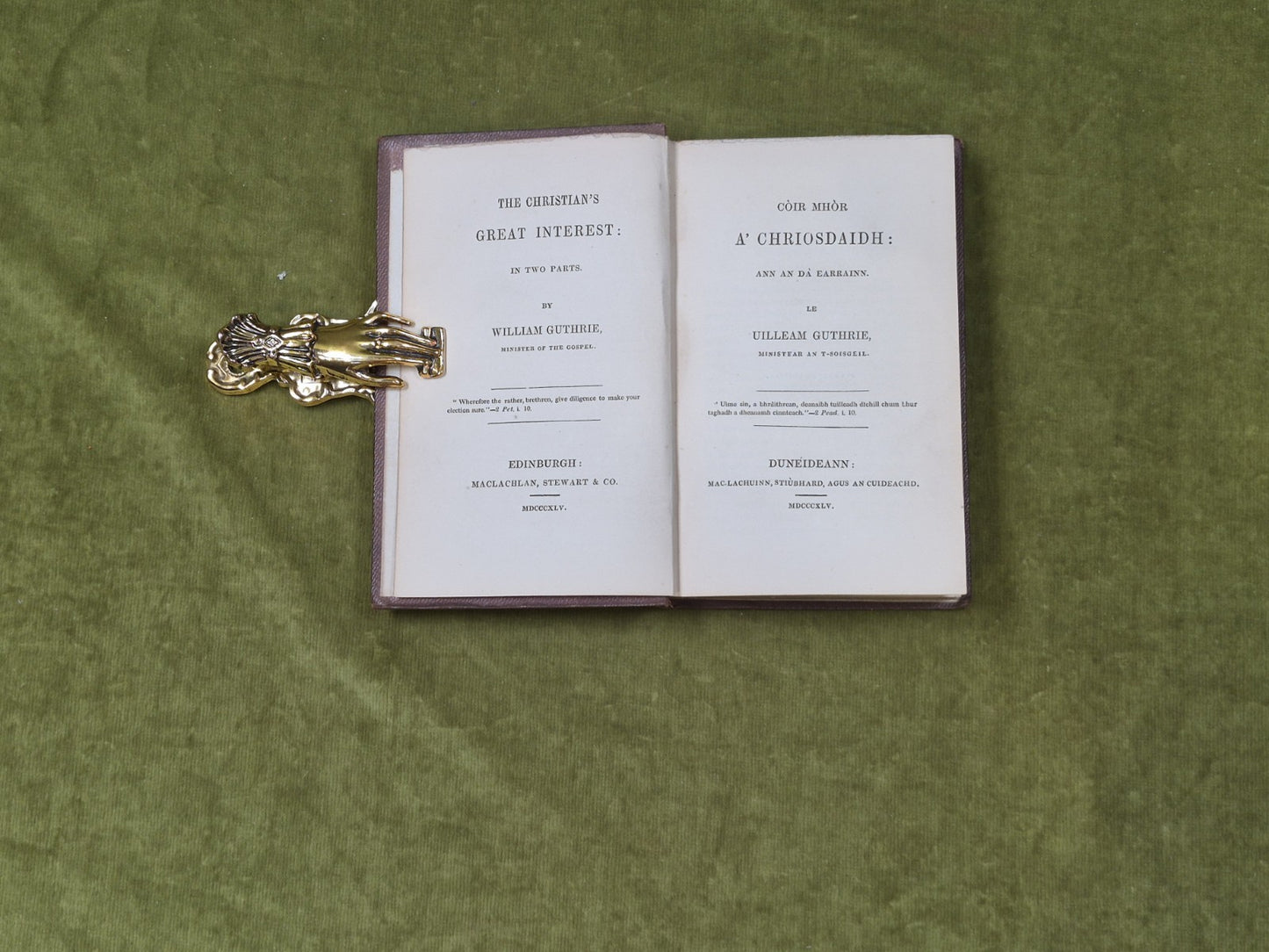 Coir Mhor A' Chroisdaidh - William Guthrie , Maclauchlan & Stewart 18454