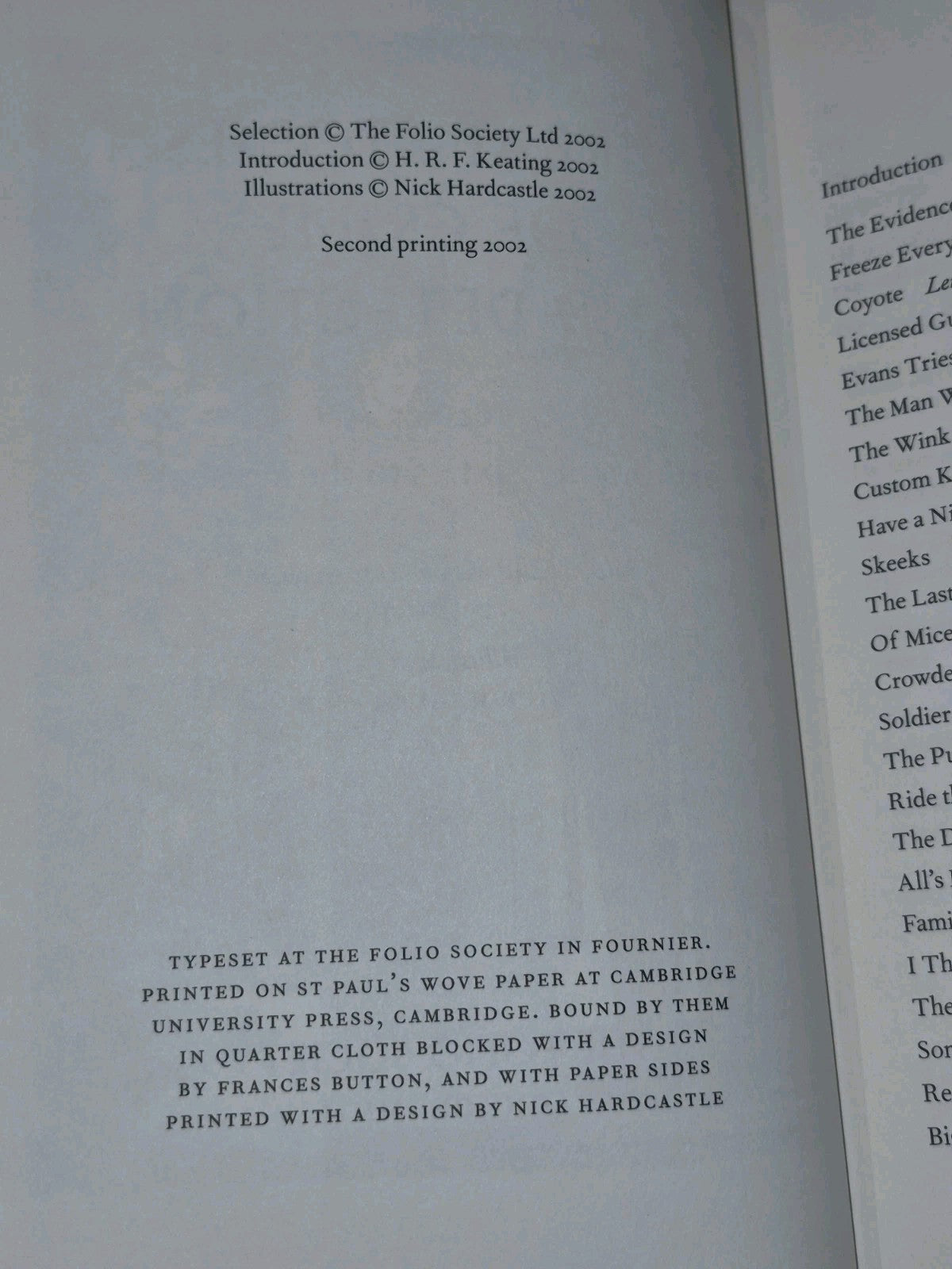 Folio Society, Great Stories Of Crime And Detective Fiction (2002 Second Print)15