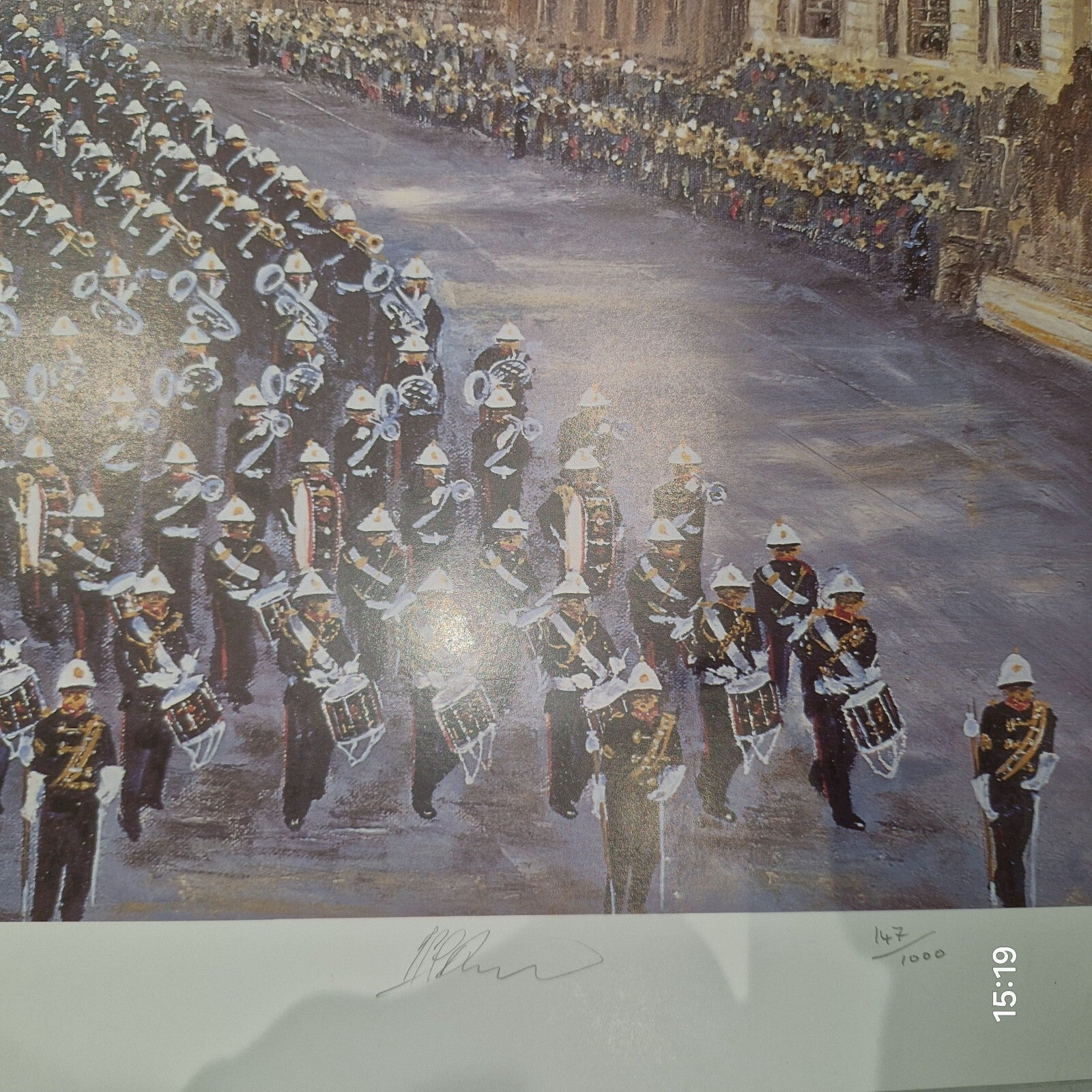 Horseguards 1964 By Terence Brind Limited Edition Print Signed. Parade Painting.6
