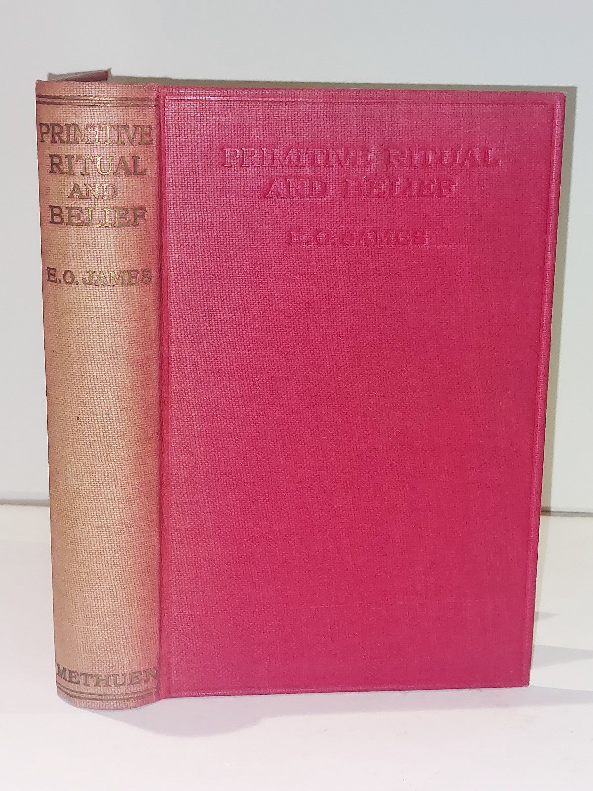 Primitive Ritual And Belief By A. O. James (1917) [Methuen & Co] Hb Book0