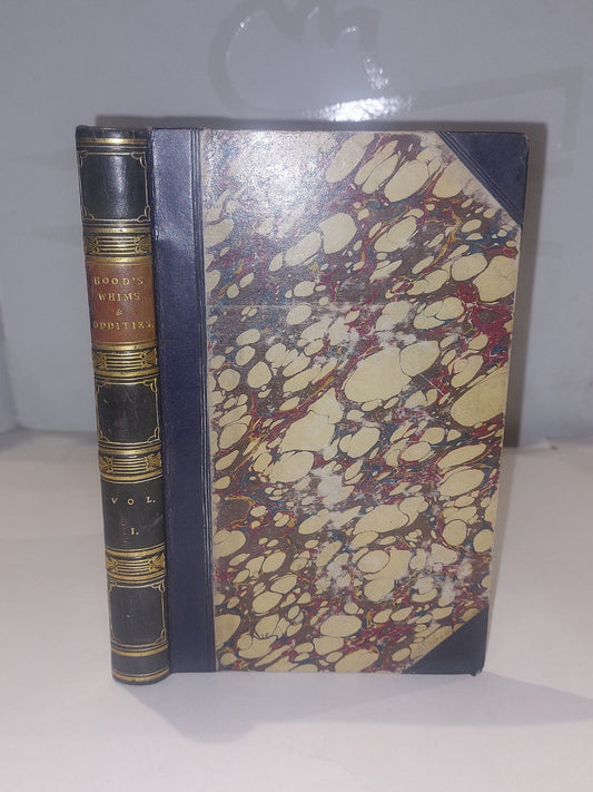 Whims and oddities : in prose & verse  Thomas Hood 2nd Ed Quarter Leather 18270