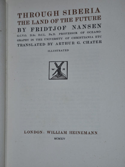 Through Siberia The Land Of The Future Fridtjof Nansen5