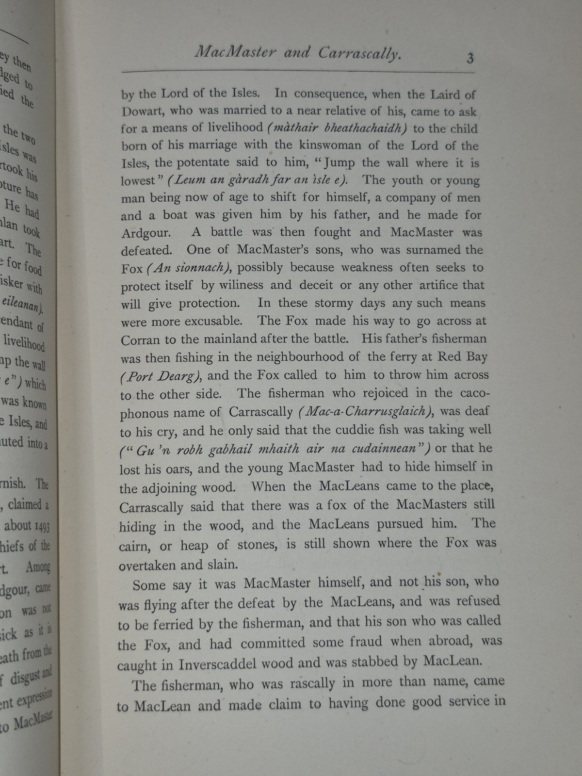Waifs and Strays of Celtic Tradition Argyllshire Series V: Clan Traditions 18957