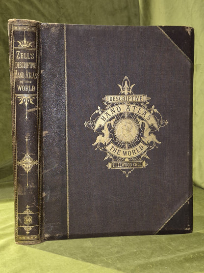 Zell's Descriptive Hand Atlas of The World (1875) John Bartholemew Ellwood Zell1