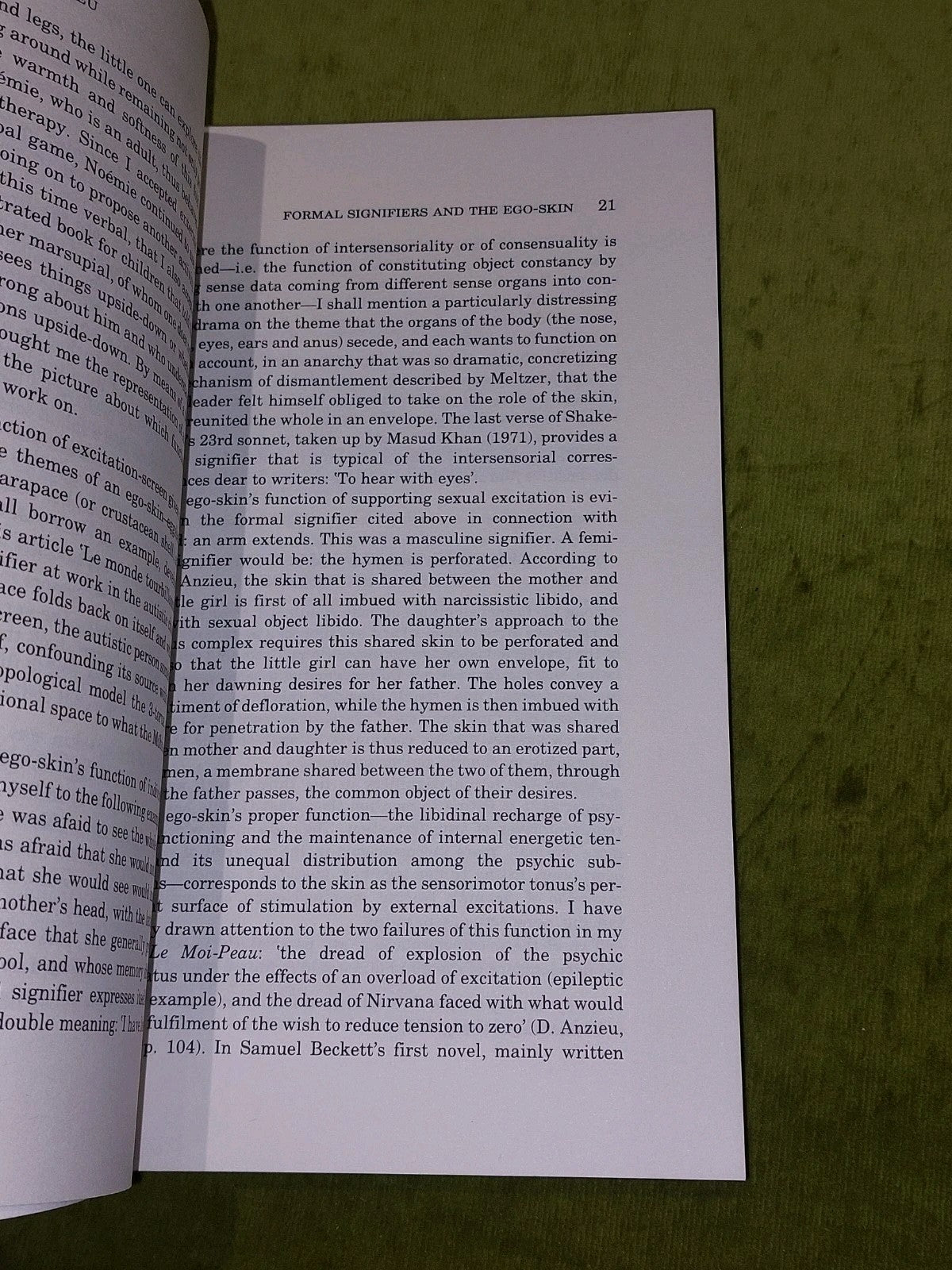 Psychic Envelopes by Didier Anzieu (1990) [Karnac Books] Pb Book3