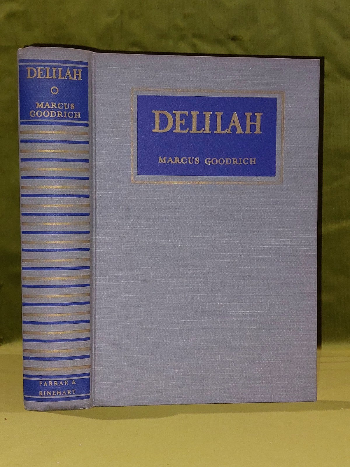 Delilah a Novel by Marcus Goodrich 1941 First Edition8