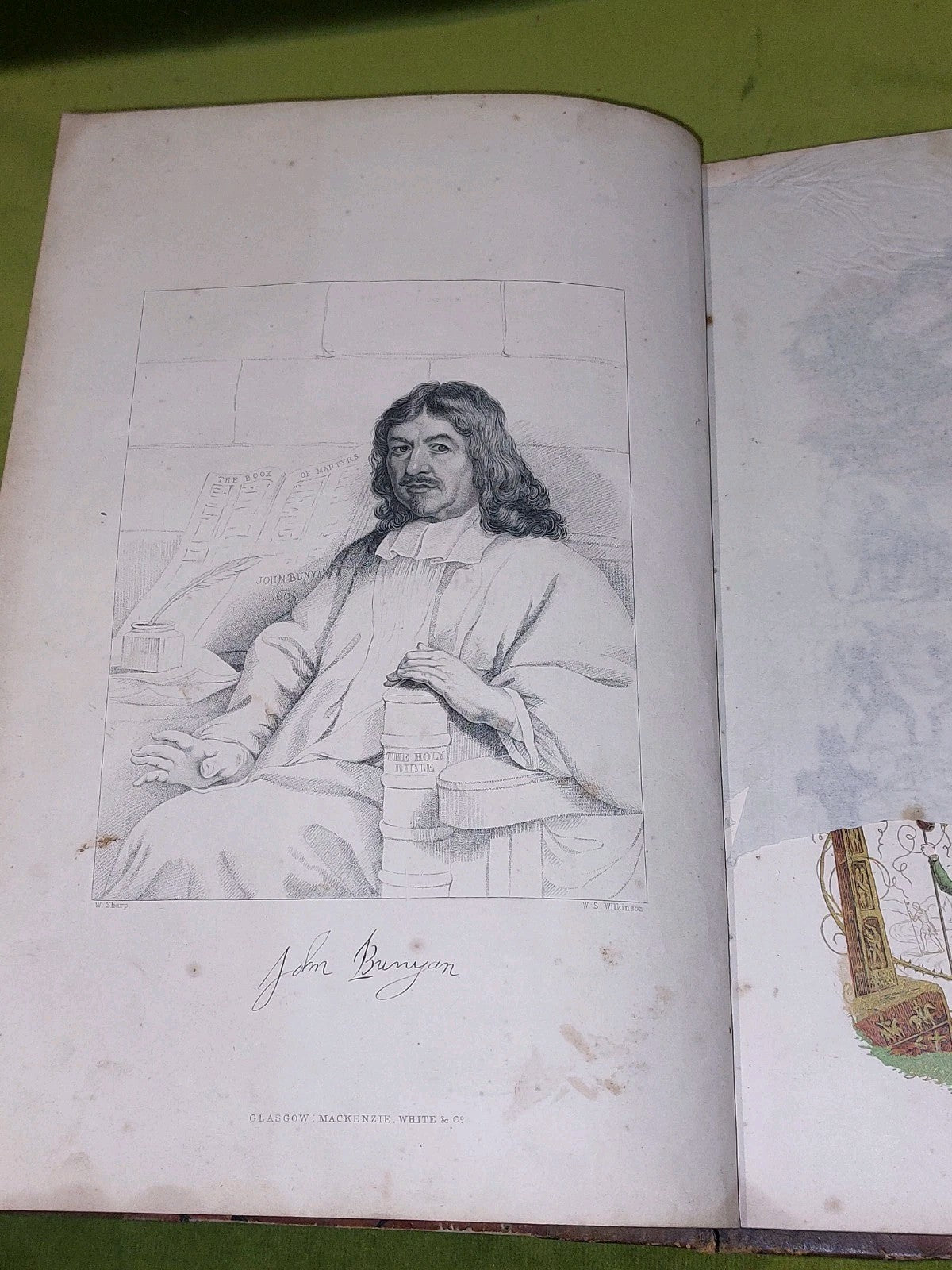 The Pilgrim's Progress By John Bunyan Mackenzie, White & Co Illuminated Edition 7