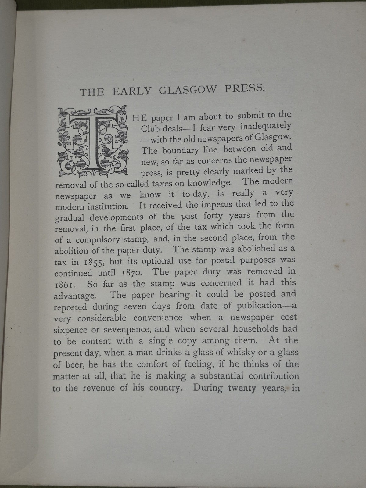 The Early Glasgow Press Michael Graham 1906 Robert Anderson 4