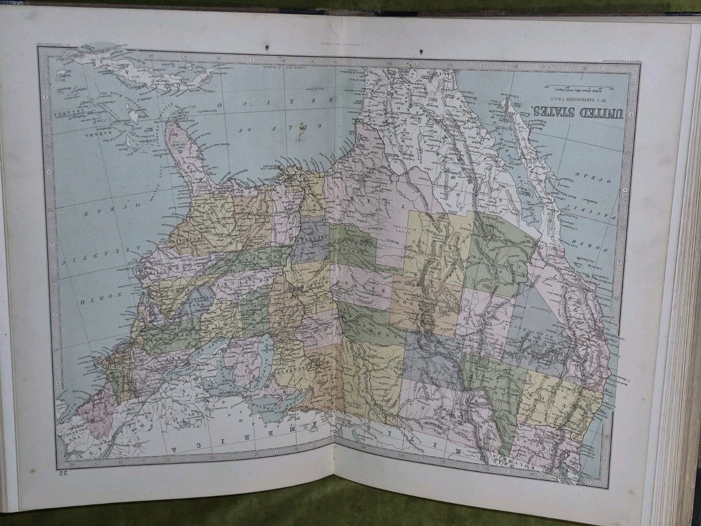 Zell's Descriptive Hand Atlas of The World (1871) John Bartholemew A Fullarton9