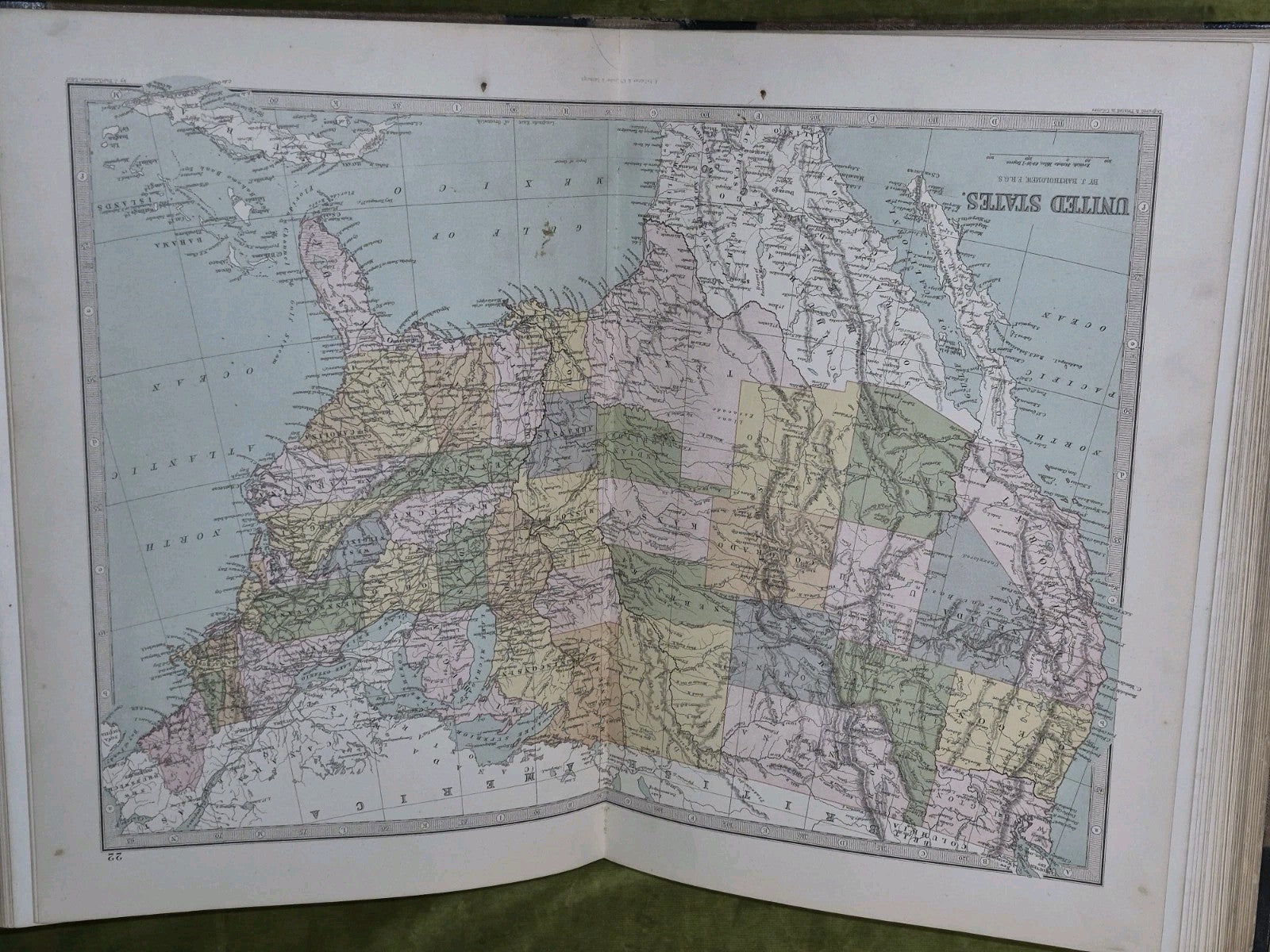 Zell's Descriptive Hand Atlas of The World (1871) John Bartholemew A Fullarton9