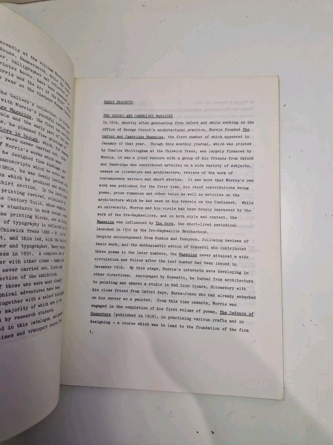 In Fine Print William Morris As Book Designer, 19761977 Pb Book5