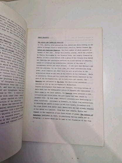 In Fine Print William Morris As Book Designer, 19761977 Pb Book5