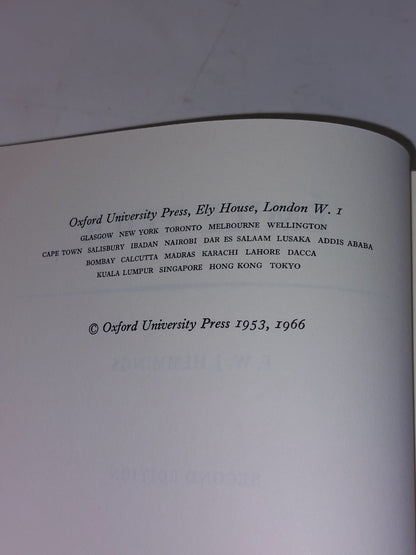 Emile Zola, F. W. J. Hemmings, Oxford University Press (1966) 2nd Edition Book4