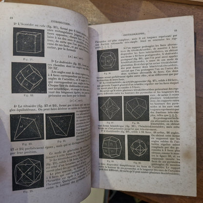 COURS ÉLÉMENTAIRE DE CHIMIE. 4 Volumes In 2 Bindings. M V Regnault 3rd Ed. 18515