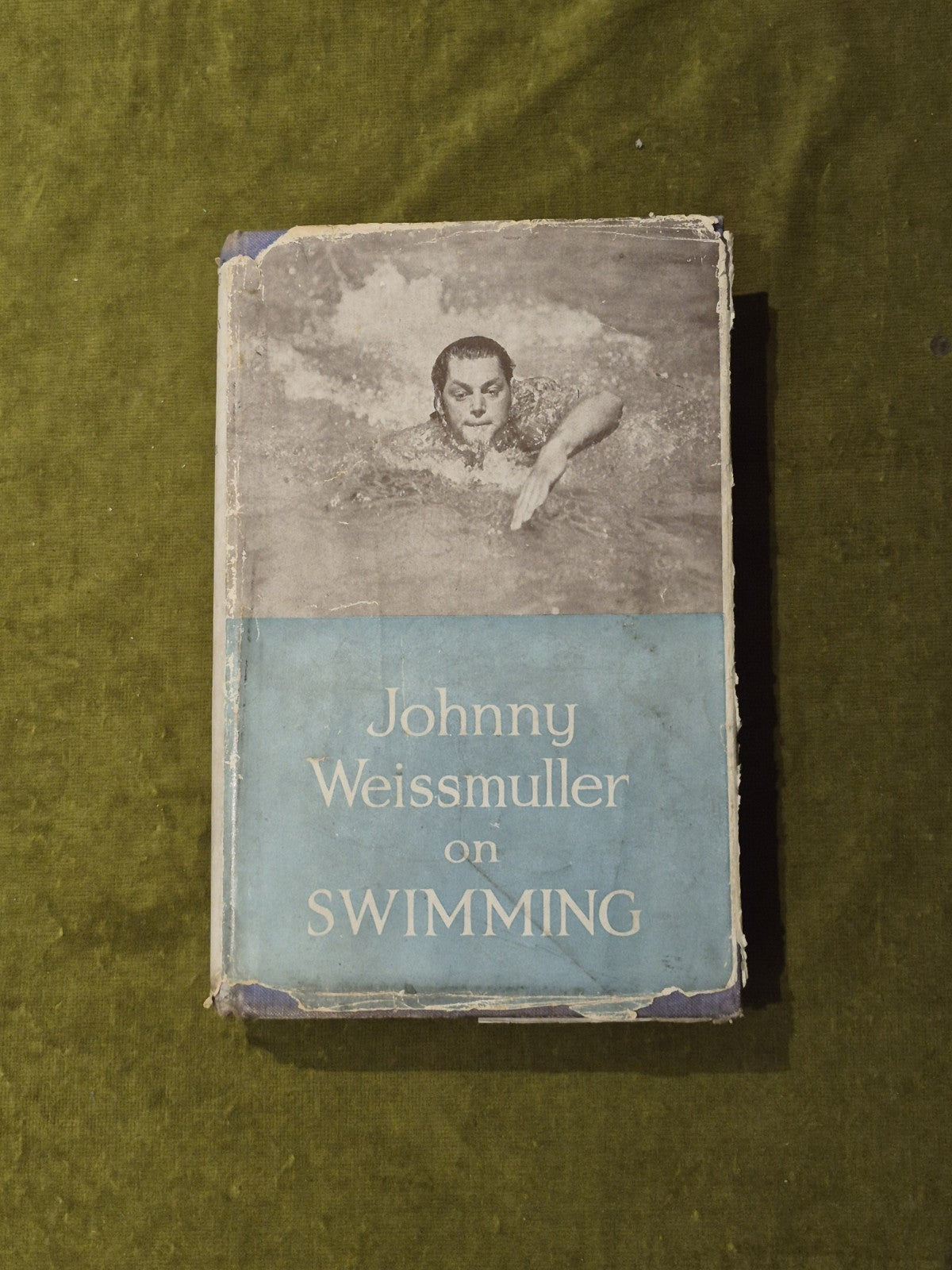 Swimming the American Crawl - Johnny Weissmuller , G P Putnam's Sons 1933 HB DJ0