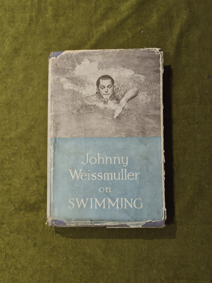 Swimming the American Crawl - Johnny Weissmuller , G P Putnam's Sons 1933 HB DJ0