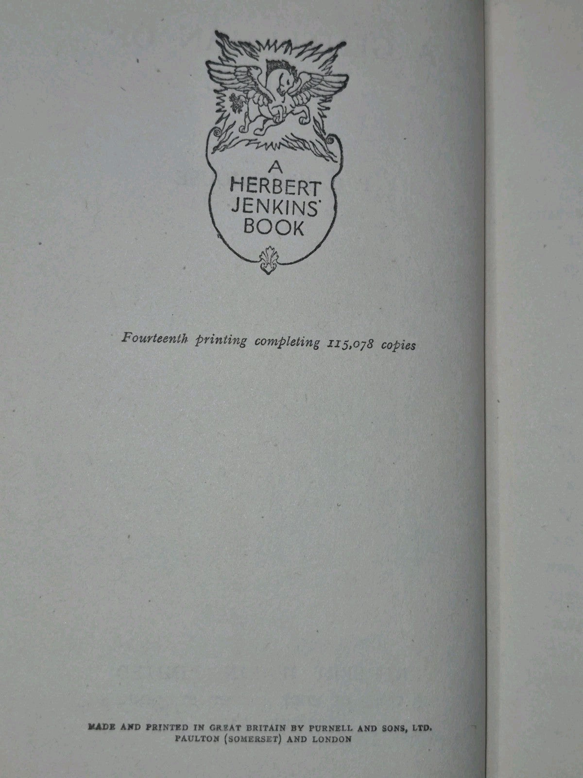 A Gentleman of Leisure Wodehouse First Edition Herbert Fourteenth Printing5