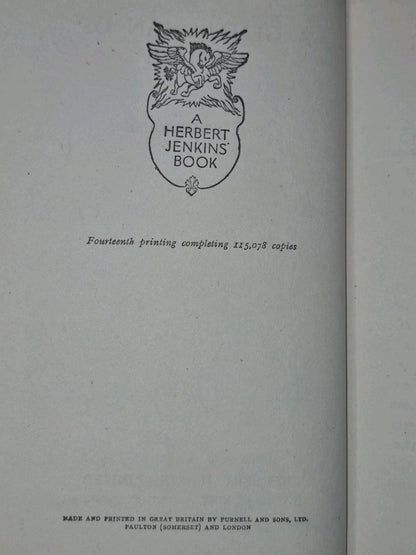 A Gentleman of Leisure Wodehouse First Edition Herbert Fourteenth Printing5