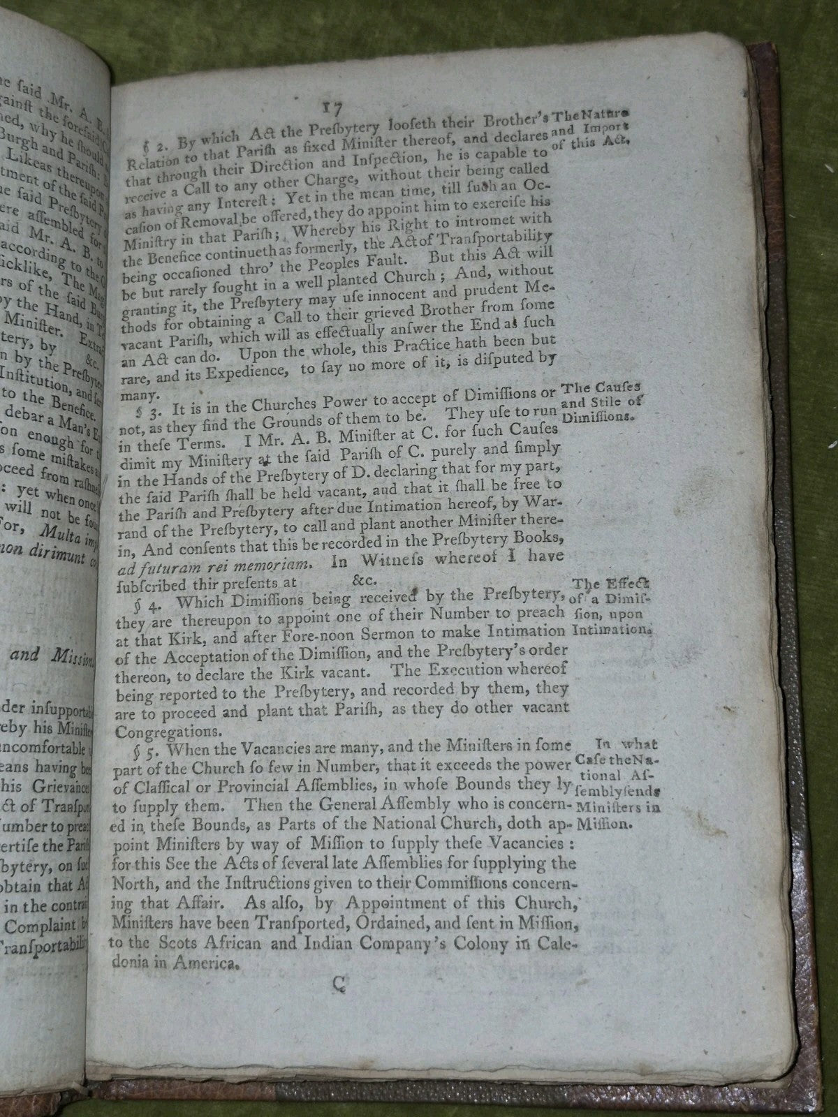 Church of Scotland Walter Steuart Arbroath 1802 Acts of Parliament6