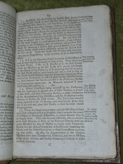 Church of Scotland Walter Steuart Arbroath 1802 Acts of Parliament6