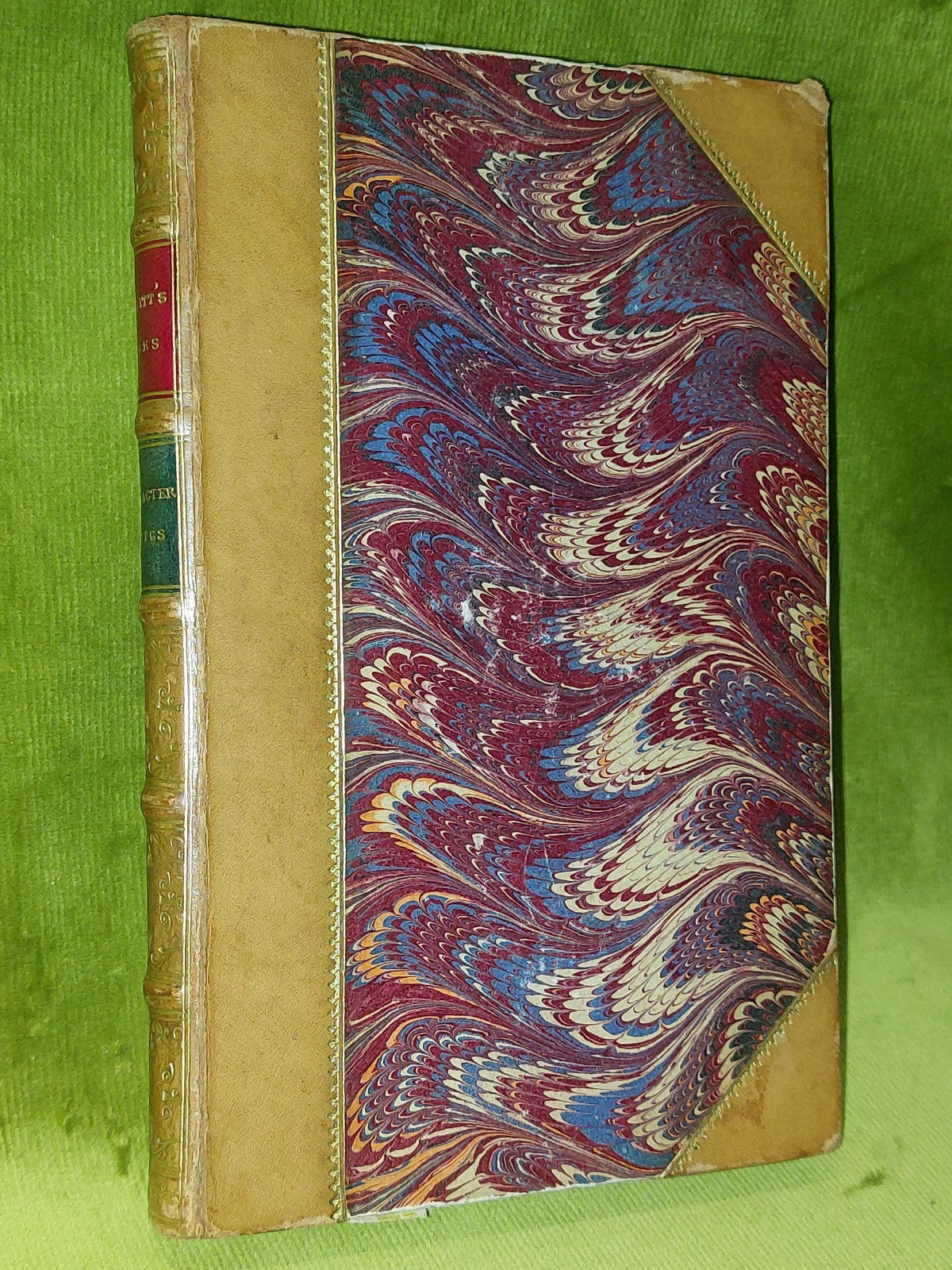 William Hazlitt  Characteristics (1837 Second Edition) Hazlitt's Works Fine Bind1