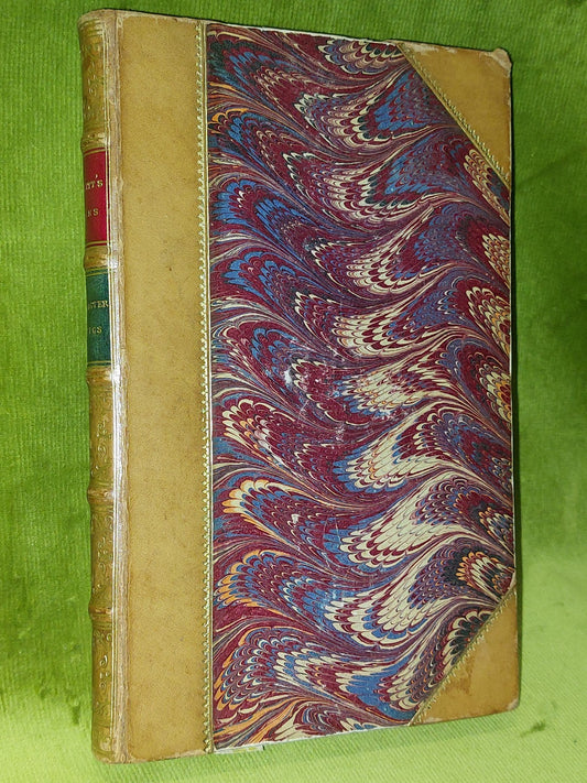 William Hazlitt  Characteristics (1837 Second Edition) Hazlitt's Works Fine Bind1