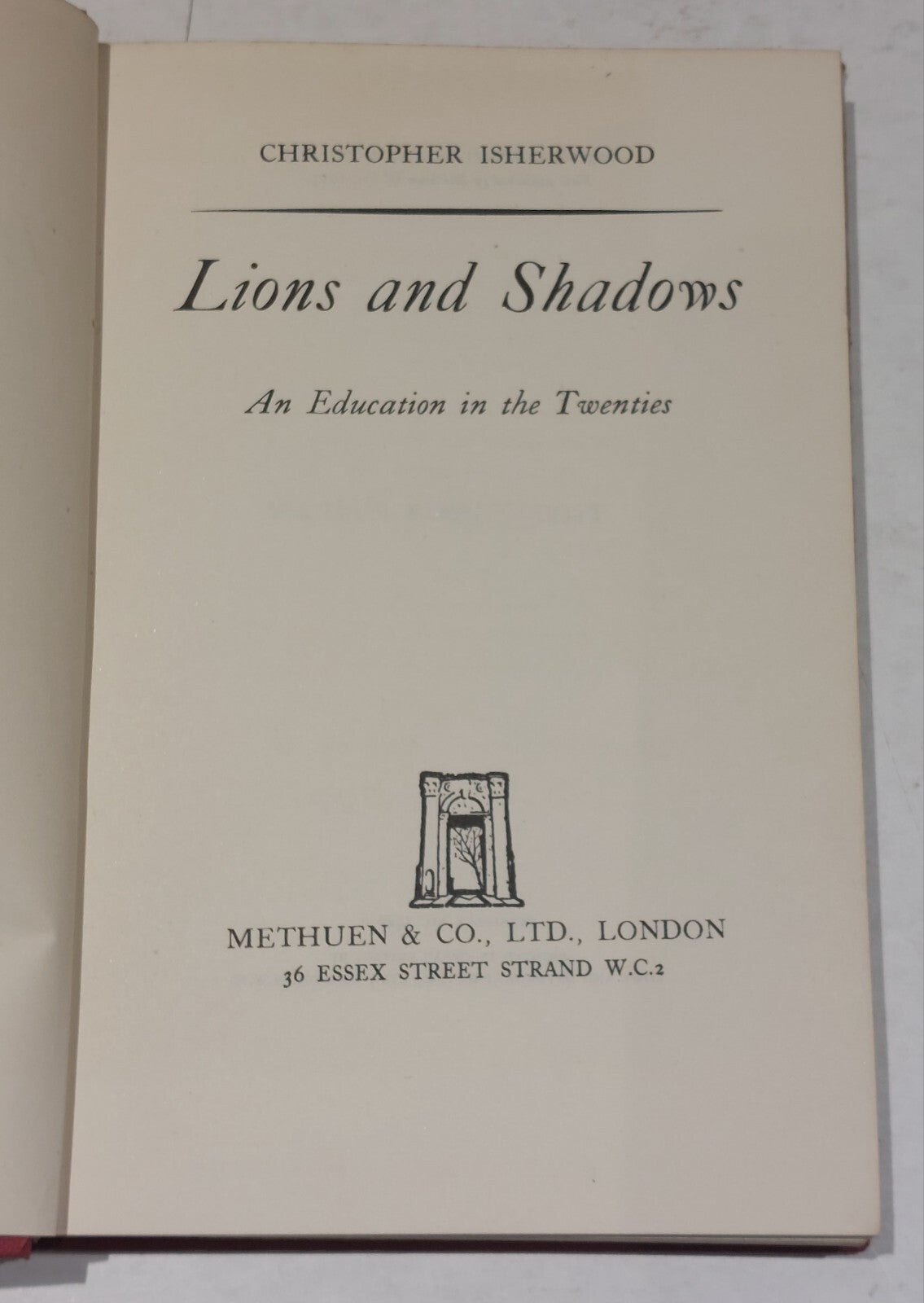 Lions and Shadows by Christopher Isherwood Hardback Book (1953)5