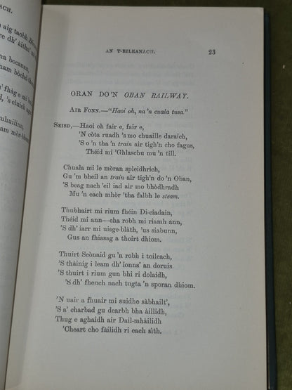 An T-Eileanach Gaelic Songs Poems and Readings John MacFadyen 1890 Sinclair5