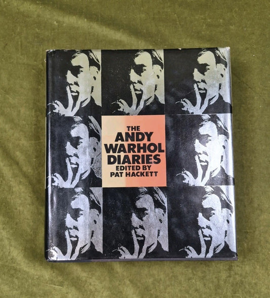 The Andy Warhol Diaries ed Pat Hackett Warner Books 1989 1st Ed/1st Print HB DJ0