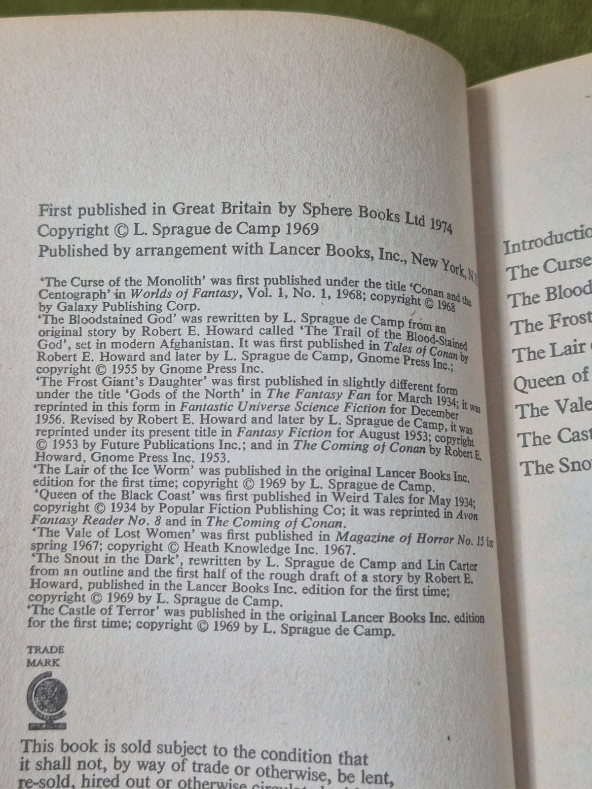 Conan First Editions 1974 Sphere Job Lot First 10 Books Paperback21