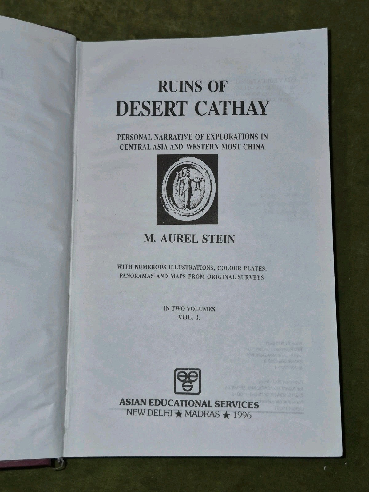 Ruins of Desert Cathay Aurel Stein Asian Educational Services 1996 Complete Set5