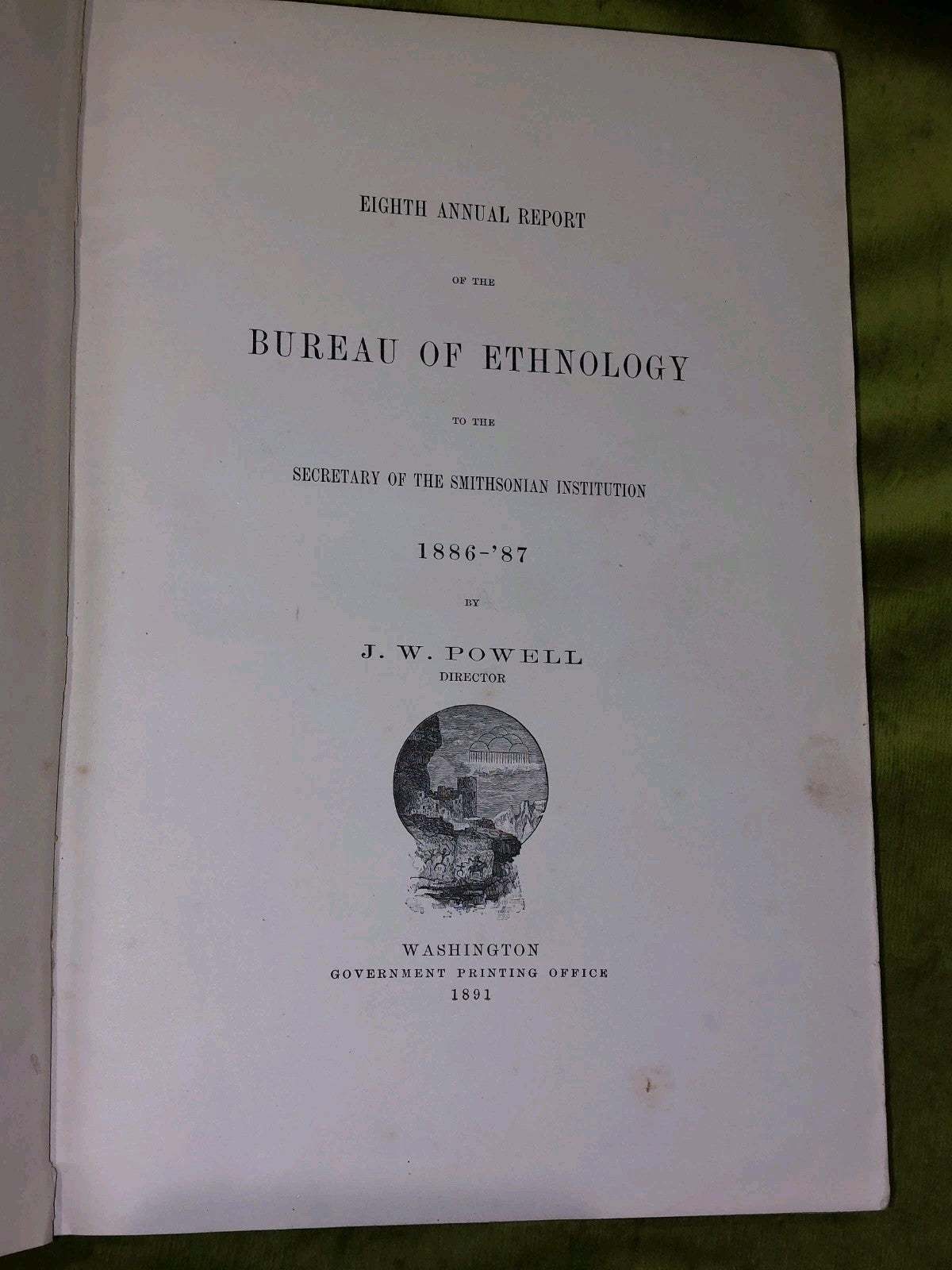 18861887 Eighth Report of American Bureau of Ethnology by J.POWELL (1891)5