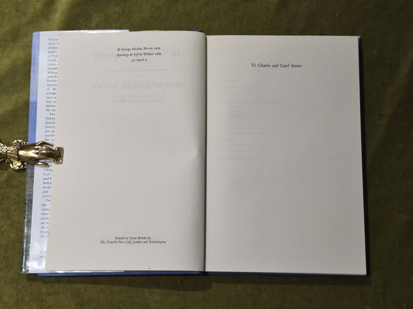 An Orkney Tapestry - George Mackay Brown - First Edition Gollancz 19695