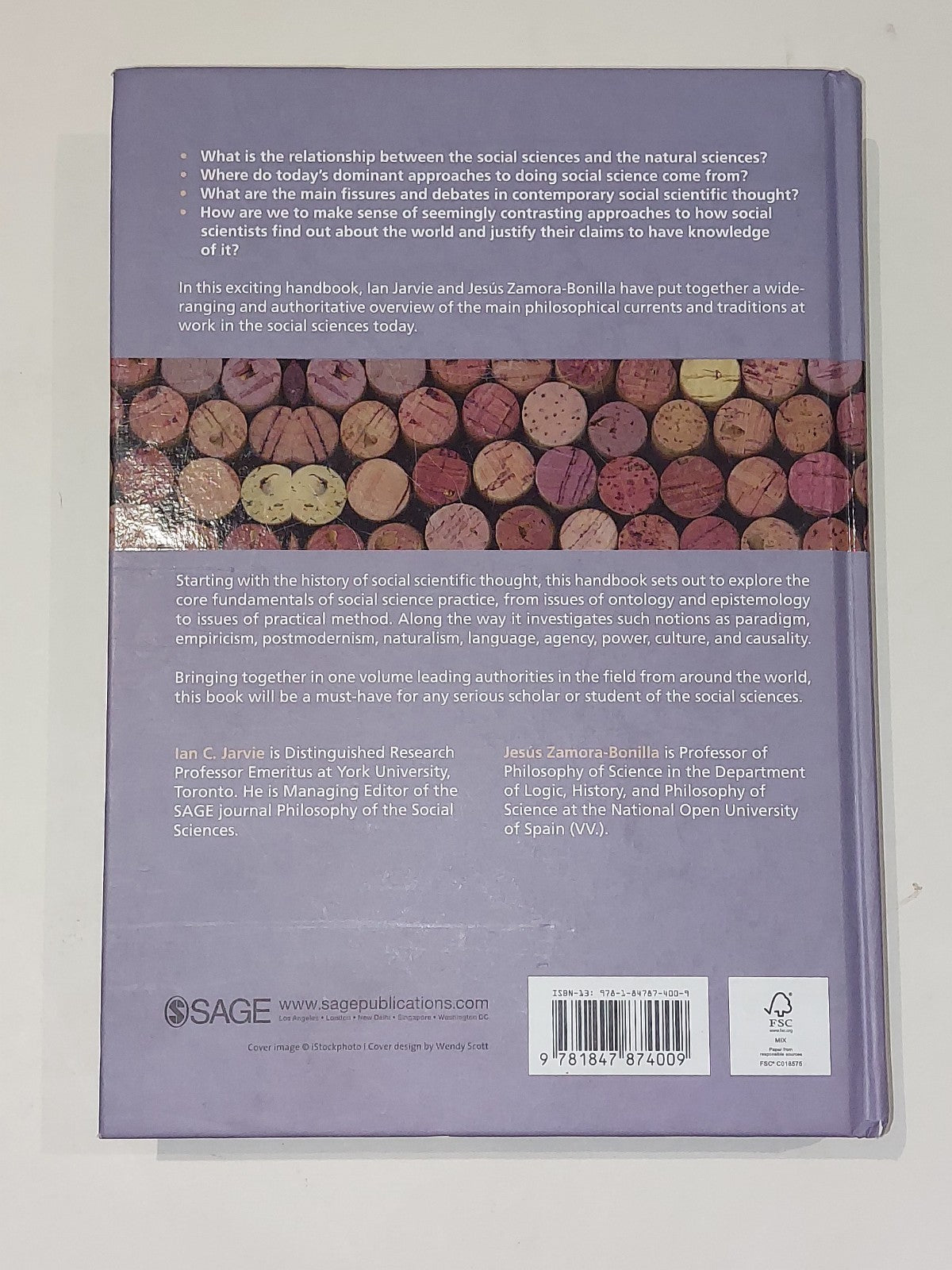 SAGE Handbook of the Philosophy of Social Sciences  Javie & ZamoraBonilla 20111