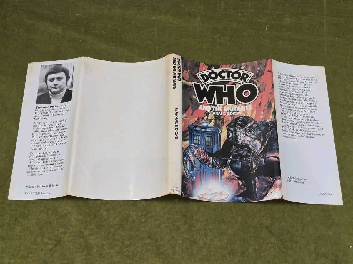 DOCTOR WHO AND THE MUTANTS 1977 HARDBACK BOOK 1ST EDITION  EX-LIBRARY3