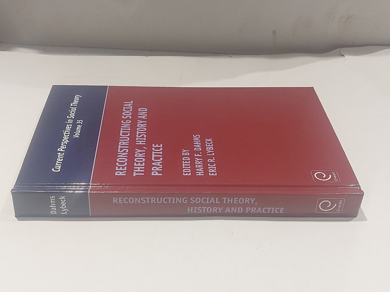 Reconstructing Social Theory, History and Practice  Dahms & Lybeck [Emerald] Hb1
