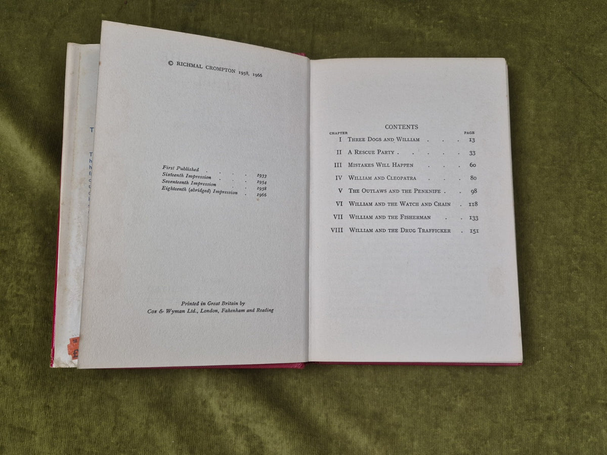 William the Rebel by Richmal Crompton , George Newnes 1966 , 18th Imp. HB DJ5