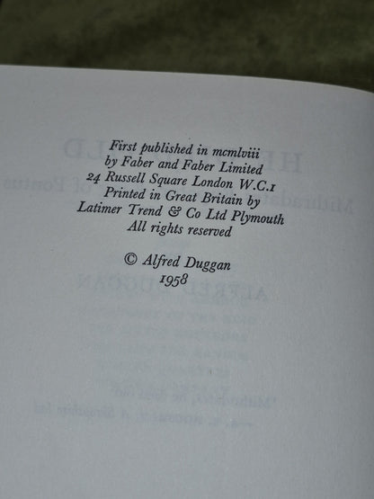 He Died Old Mithradates Eupator Alfred Duggan 1958 First Edition6