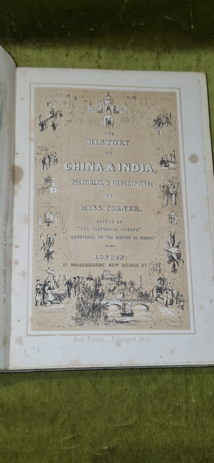 The History of China and India, Pictorial & Descriptive (1847) Miss Corner6
