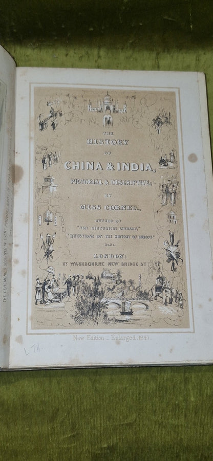 The History of China and India, Pictorial & Descriptive (1847) Miss Corner6